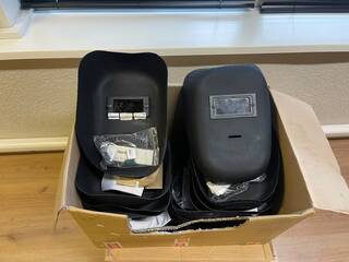 Ca. 25x Laskap met handvat, Honeywell, Shellfo, Zwart, 2025